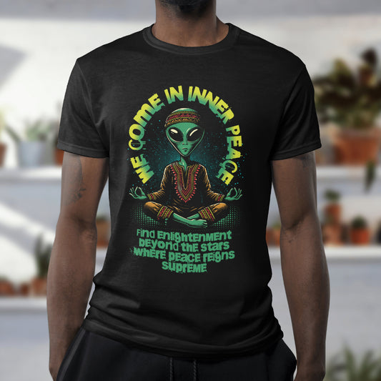 Alien We Come In Peace T-Shirt